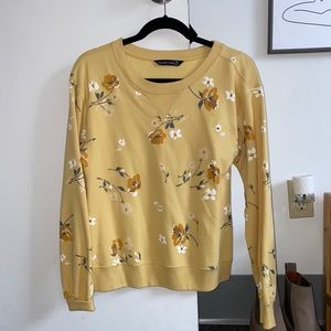 Floral Abercrombie Crew Neck